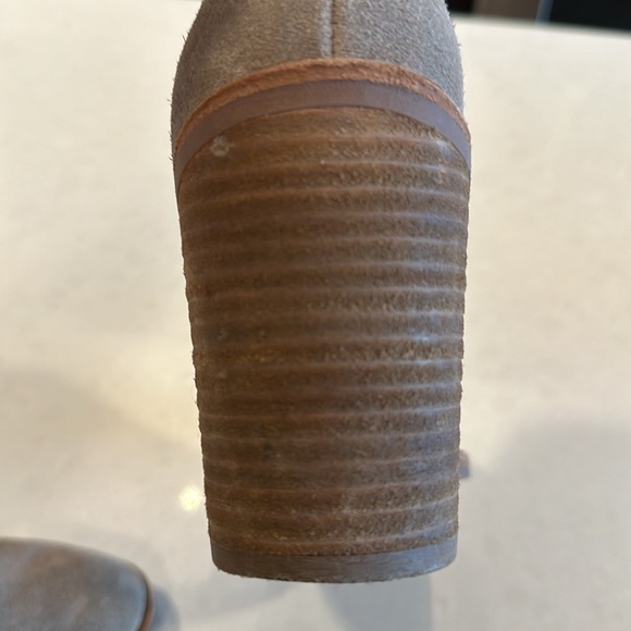 Jeffrey Campbell taupe suede booties - Picture 6 of 7